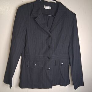 Sophisticated Charcoal Women's Blazer